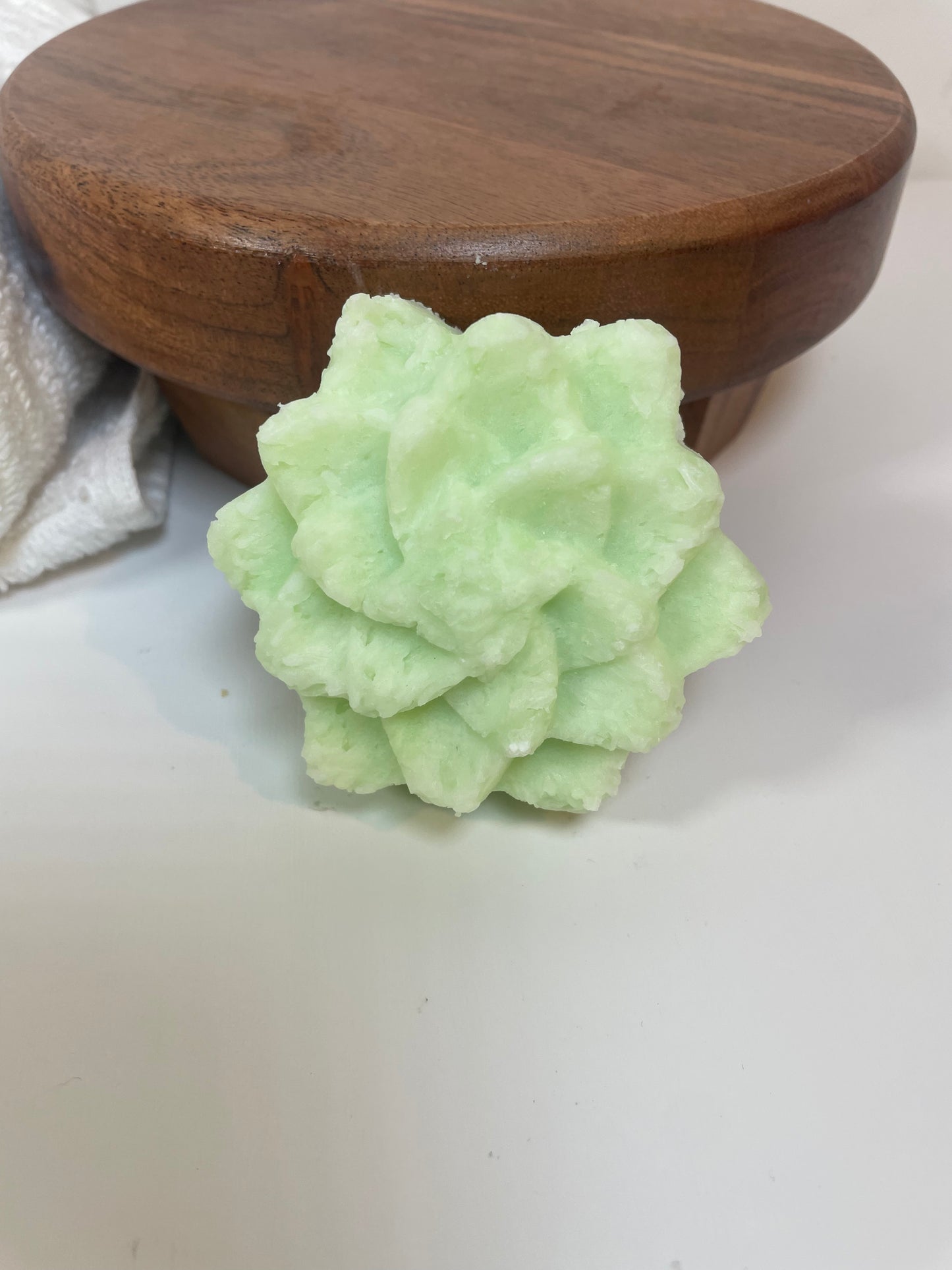 Shampoo Bar- Aloe & Lily- Front View - Starlight Soapery