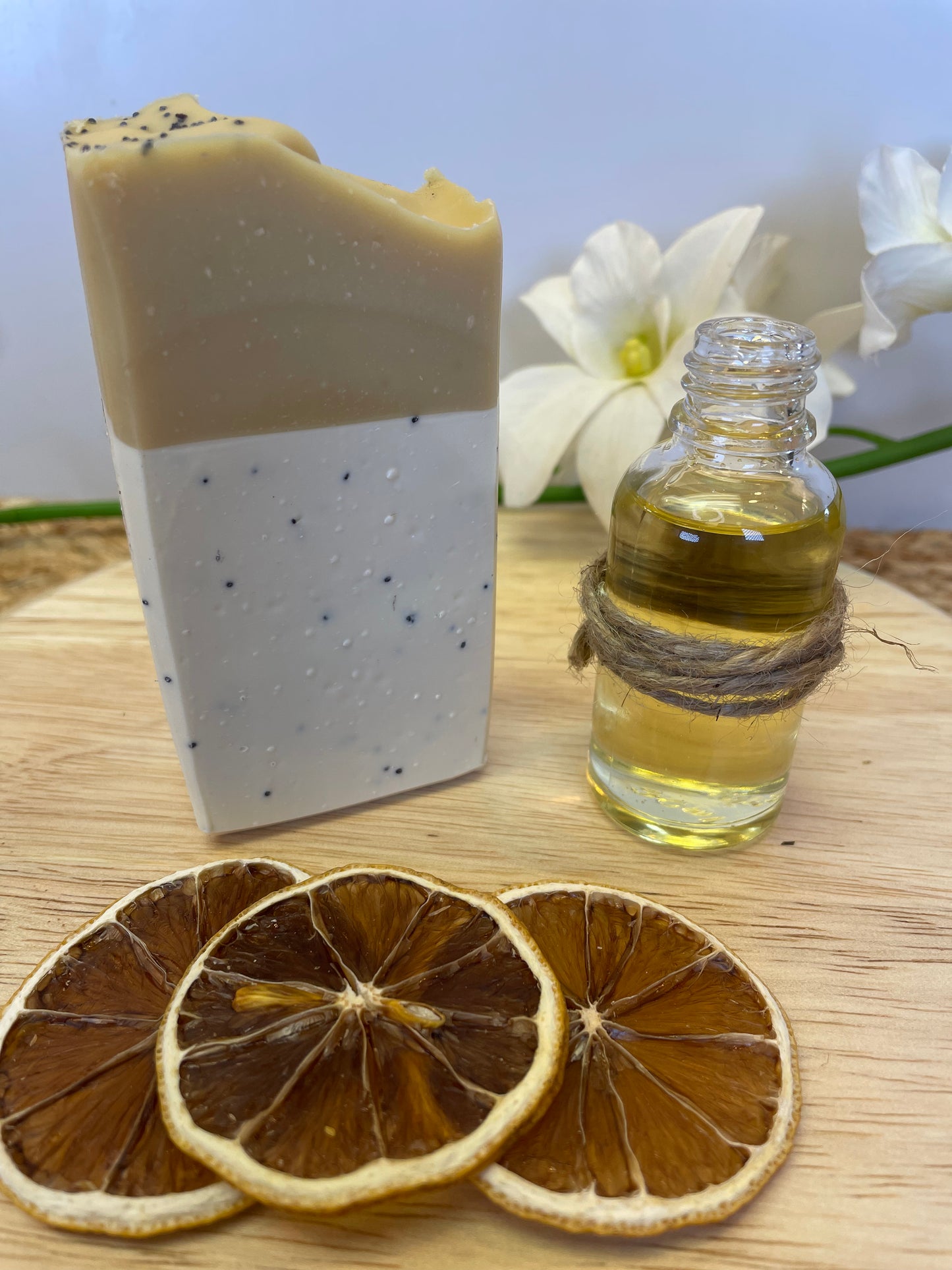 Lemongrass Poppyseed Exfoliating Soap - Starlight Soapery 