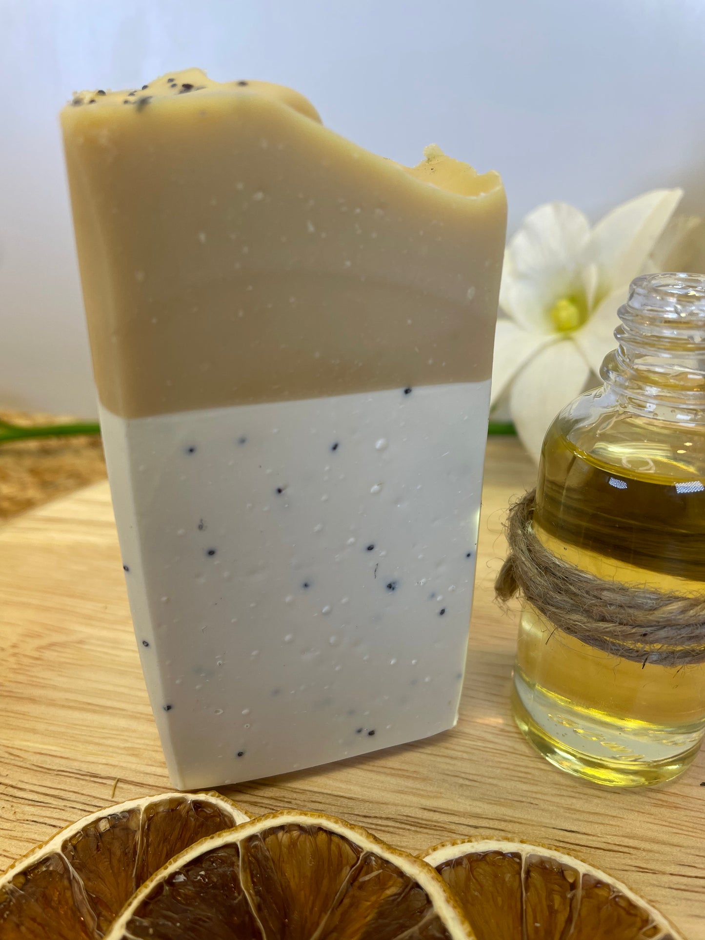 Lemongrass Poppyseed Exfoliating Soap - Starlight Soapery 