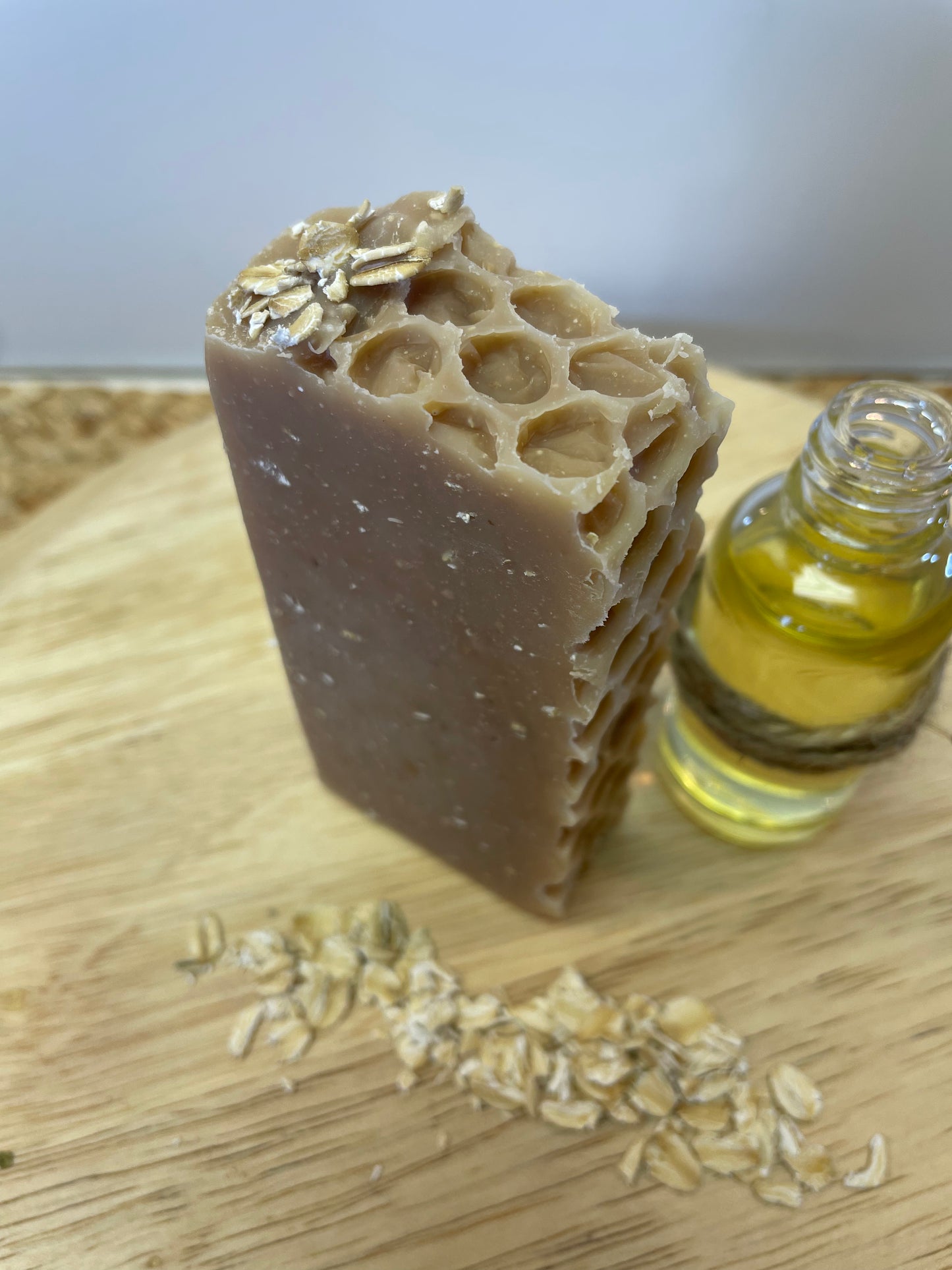 Oatmeal Honeycomb Soap for Sensitive Skin - Starlight Soapery 