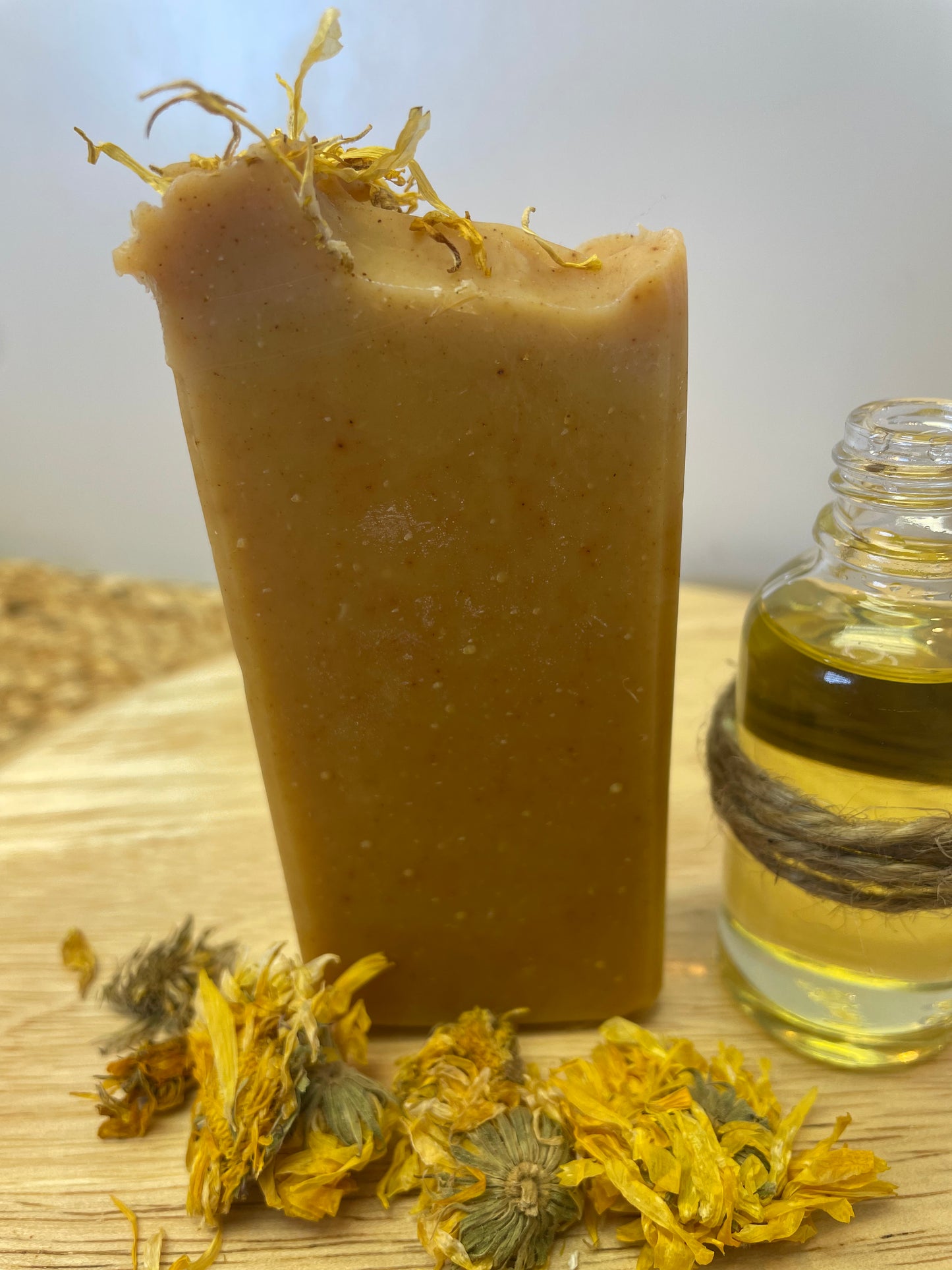 Calendula & Chamomile Turmeric Soap - Starlight Soapery 